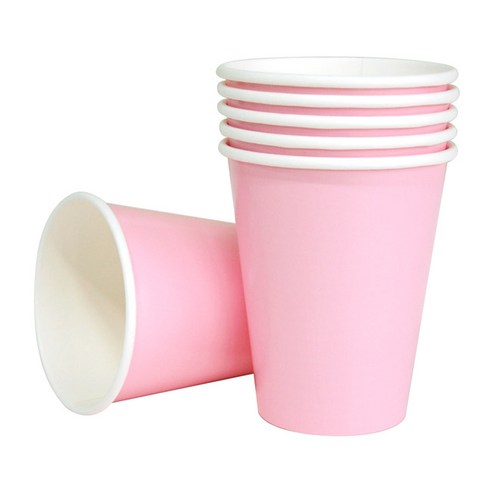 피플스파티 파티컵 240ml 단색 30P, 핑크, 1개