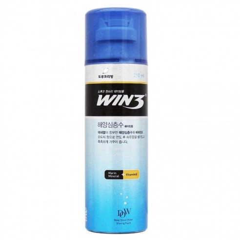 쓰리비도루코쉐이빙폼-윈3 210ml, 상세페이지 참조