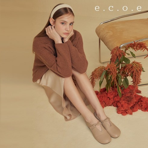 윤리적이고 지속 가능하며 세련된 에코에 말랑이 천연 고트 가죽 슈즈