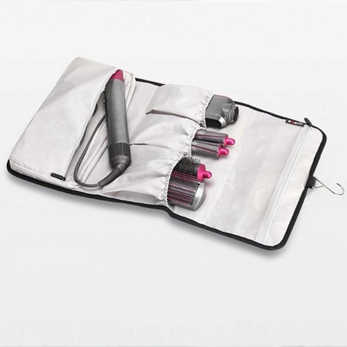 에어랩 파우치 휴대용 케이스 보관함 롱배럴 고데기 수납 호환, 1개