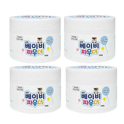 토닥 베이비파우더, 100g, 4개 100g × 4개, 개당 중량 × 수량 섬네일