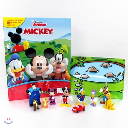 Disney Mickey Mouse Clubhouse Mouseka Fun My Busy Book 미키마우스 클럽하우스 비지북 피규어책, Phidal, Disney Mickey Mouse Clubhou… 메이지보드북