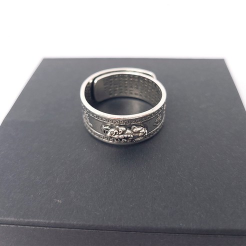 행운, 성공, 재물운, 소원 성취를 위한 론주머니 금강저 비휴 반지