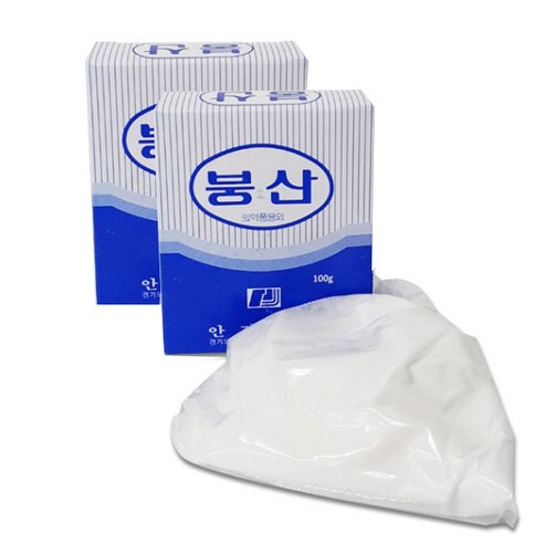 붕산 100g 바퀴벌레 구제 붕산가루 개미퇴치 과학실험 소독 안진약품, 1개