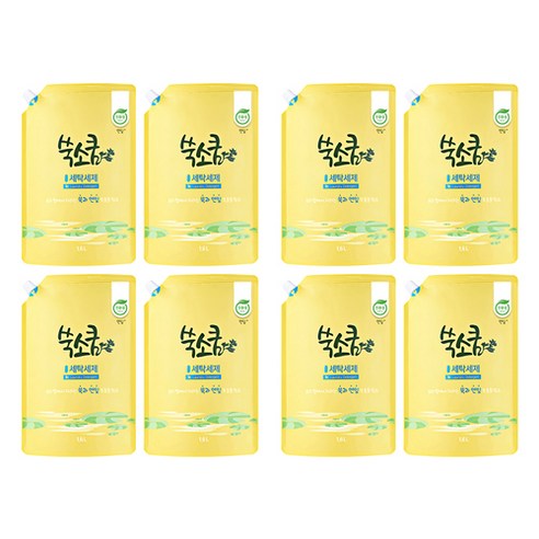 쑥소쿰 연잎 세탁세제 1.6L 8개