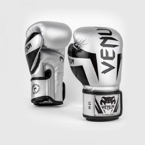 베넘 엘리트 복싱 글러브 실버블랙, 1개