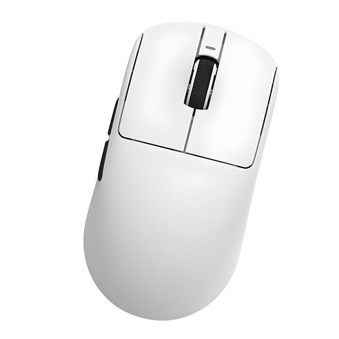 VXE 드래곤플라이 R1 프로 인체공학 무선 마우스, 화이트