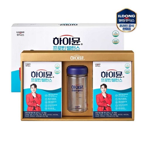 하이뮨 프로틴 밸런스 스틱 선물세트+쇼핑백, 3개, 380g, 상세 설명 참조