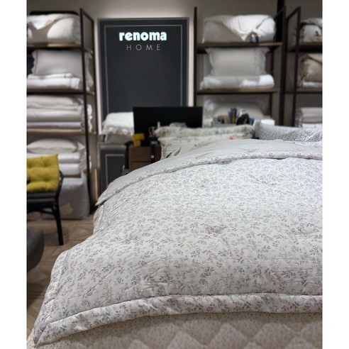 꿉꿉한 여름밤, 레노마홈 데이나 차렵이불로 꿀잠을 선물하세요!