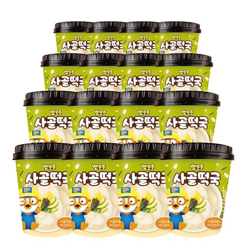 뽀로로 사골떡국, 16개, 90g