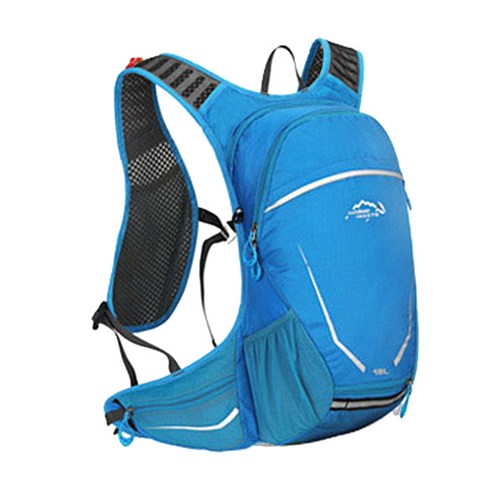 스키 캠핑을 위한 야외 사이클링 배낭 물 저장 가방 배낭 수화 팩, 파란색, L, 폴리에스터