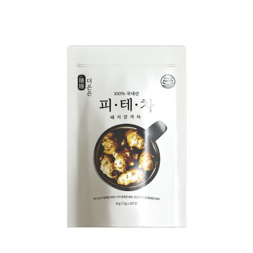 더은은 피테차 순수 국내산 혈당 당뇨차 건강차 돼지감자 여주 뽕잎, 30 티백, 45g