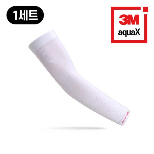 3M 쿨토시 자외선 차단 팔토시, 일반형 화이트, 1세트