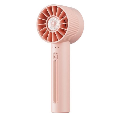 Portable Fan Mini Handheld Turbo 4 Speed High Velocity Personal Fan [Max 16H Cooling Time] Recharg, 핑크