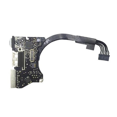 USB 포트 전원 DC 잭 오디오 보드 Dc-In 820-3453-A Air A1465용 케이블, 51x32x5mm, 검은 색, 전자 부품