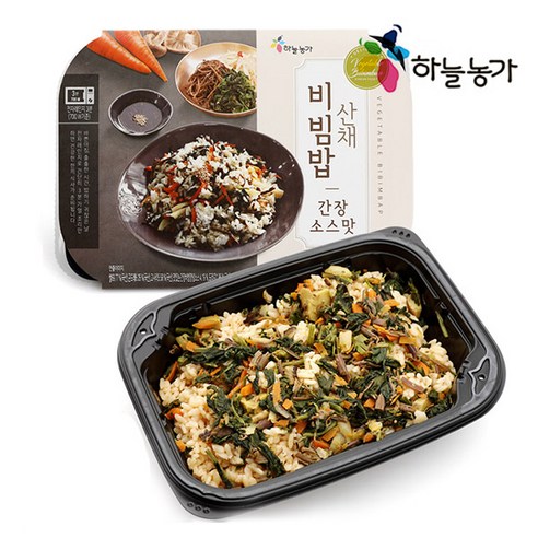 [SaleNOWㅣ인기상품] 맛과 건강을 동시에 즐기는 하늘농가 산채비빔밥 간장소스맛 [세일나우ㅣ추천상품]