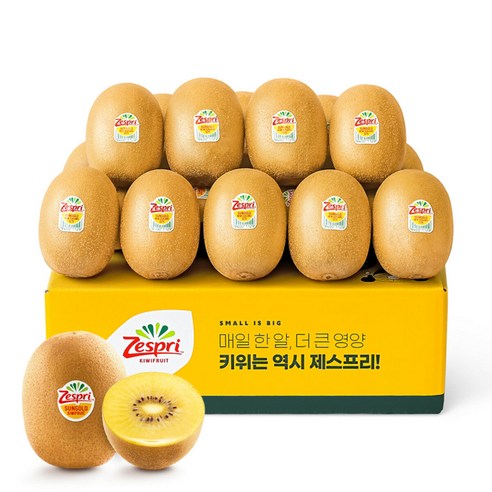 제스프리 제주 썬골드키위 2kg(개당 120g 내외 17입), 2kg (개당 120g 내외 17개입), 1개