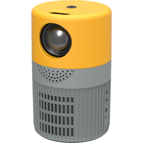 미니 홈 시어터 휴대용 멀티미디어 플레이어 프로젝터, 노랑
