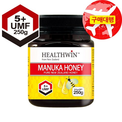 뉴질랜드 헬스윈 마누카꿀 UMF5, 250g, 3개