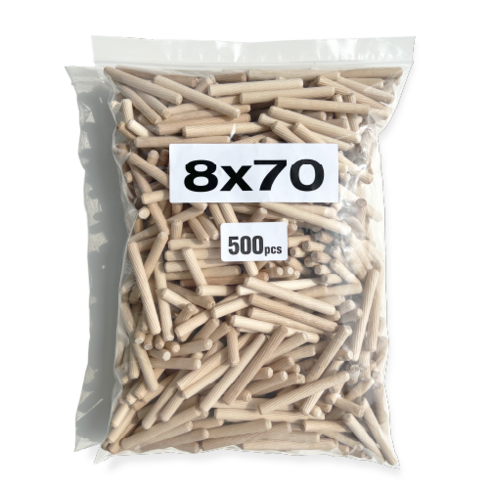포블리스 목다보 목심 나무못 8mm, 8x70 500개