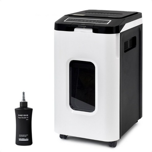 칼퇴근을 부르는 마법? 자동급지 문서세단기 사용 후기 (ft. 400매 대용량) 대형자동급지세단기