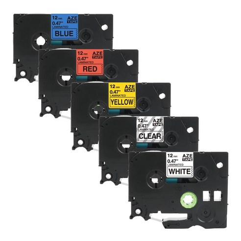 브라더 라벨 프린터 테이프 세트 호환 PT-P300BT PT-P710BT PT-D600 PT-D610BT PT-D200 PT-D200LB PT-P710BTWH, 4번 231 131 631 431 531
