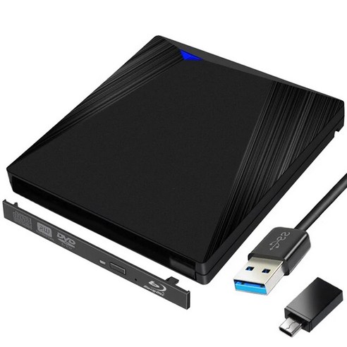 블루레이ODD 외장 리핑 4K 재생 플레이어 블랙 블루 레이 플레이어 케이스 유형 C USB3.1 + USB 3.0 SATA 1, 02 12.7MM Blu-ray Best Top5