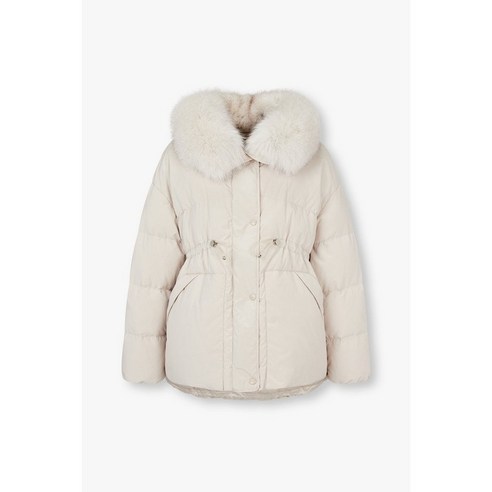 VOV 보브 여성 패딩 퍼 카라 웨이스트 스트링 다운 자켓 7154417008 점퍼 잠바