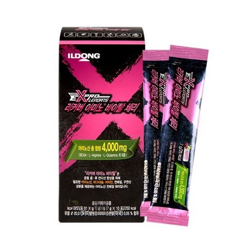 일동생활건강 리커버 아미노 바이탈 BCAA 단백질 보충 전해질 워터 체리 7g x 10p, 70g, 1개