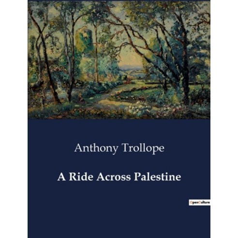(영문도서) A Ride Across Palestine Paperback, Culturea, English, 9791041981885