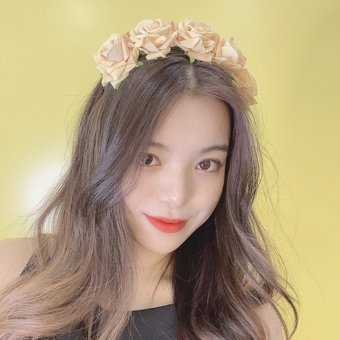[웨딩나우ㅣ강추] 장미머리띠: 매혹적이고 우아한 액세서리 [WeddingNOWㅣ인기상품]