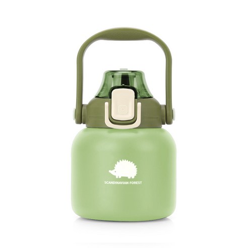 스칸디나비안 포레스트 빅핸드 텀블러 600ml, 옐로우그린, 1개