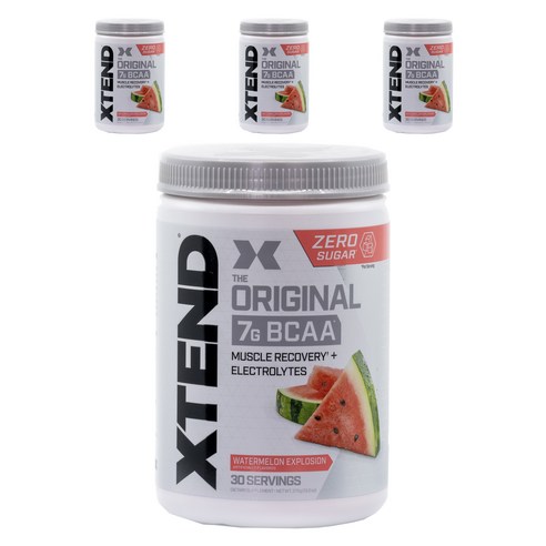 Xtend 오리지널 7g BCAA 워터멜론 익스플로전, 4개, 384g