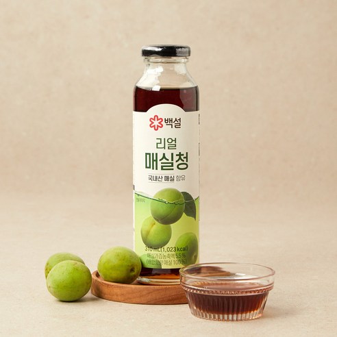 백설 리얼 매실청, 310ml, 2개 11 CJ제일제당 공식브랜드관 CJ백설매실청310ml 218
