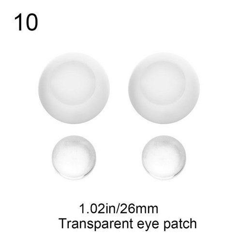 인형눈 1 세트 8 26mm 반원형 아크릴 인형 눈 안구 장난감 액세서리 DIY 점토, [10] 26mm-Transparent