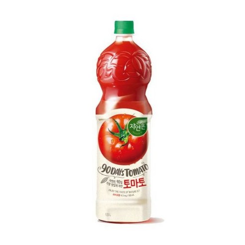 웅진식품 자연은 90일 토마토 1.5L 1개