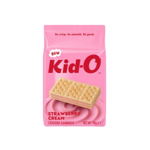 키드오 딸기 크래커 샌드위치, 4개, 90g