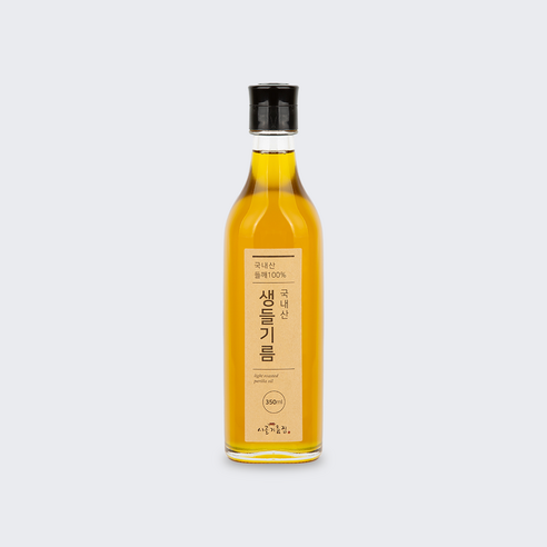 시골기름집 국내산 짠 생들기름, 1개, 350ml