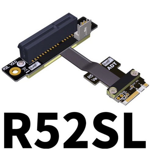 M.2 키 A.E. PCI-E 4x 16x 라이저 익스텐더 어댑터 카드 WiFi 인터페이스 PCIE 4.0 용 Gen3.0 케이블 AE A E, 09 R53SL_07 35cm