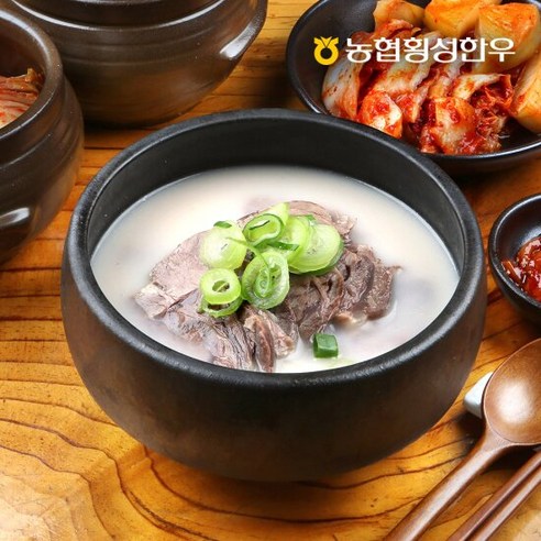 농협횡성한우 횡성한우 사골 곰탕 600ml x 7, 7팩 농협횡성한우 횡성한우 사골 곰탕 600ml x 7, 7팩