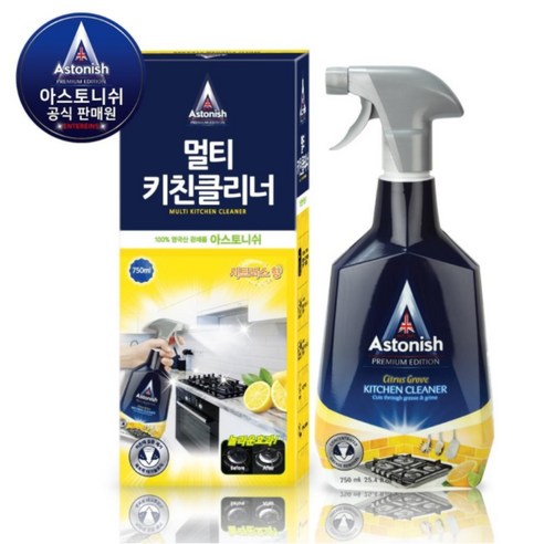 아스토니쉬 멀티 키친클리너 750ml 5개, 750ml × 3개