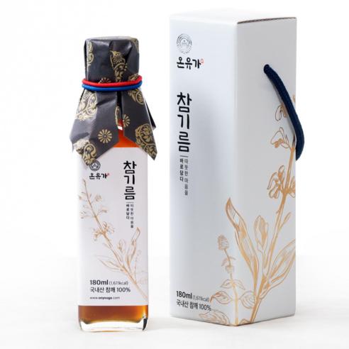 [온유가] 참기름 180ml, 1개