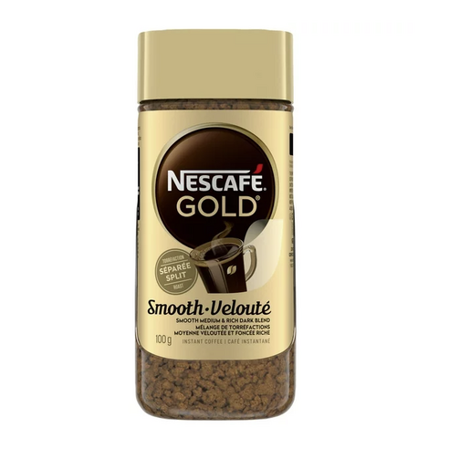 (캐나다 직송) 네스카페 골드 인스턴트 커피 Nescafe GOLD Instant Coffee, SMOOTH, 2개, 100g