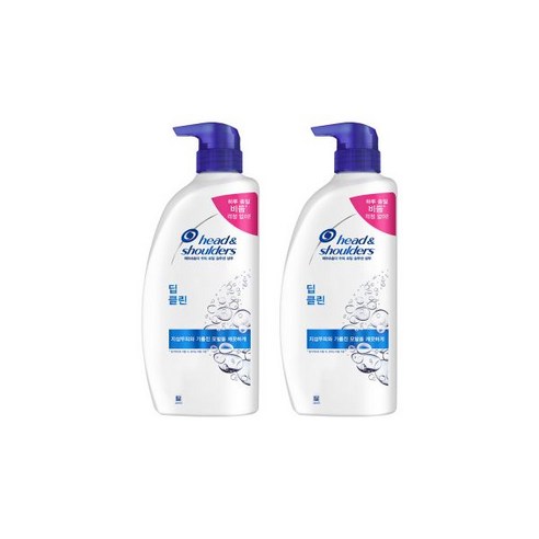 헤드앤숄더 쿨멘솔 샴푸 850ml 2개 해드앤숄더, 헤드앤숄더 딥 클린 샴푸 850ml 2개