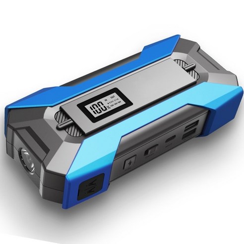 20000mAh 점프스타터 자동차 충전기 인산철 12v 24v 오토바이 배터리 시동 휴대용 차량용 케이블 오토바이점프스타터