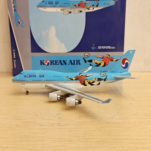 Phoenix 대한항공 비행기모형 다이캐스트 B747-400 1:400 2002 월드컵
