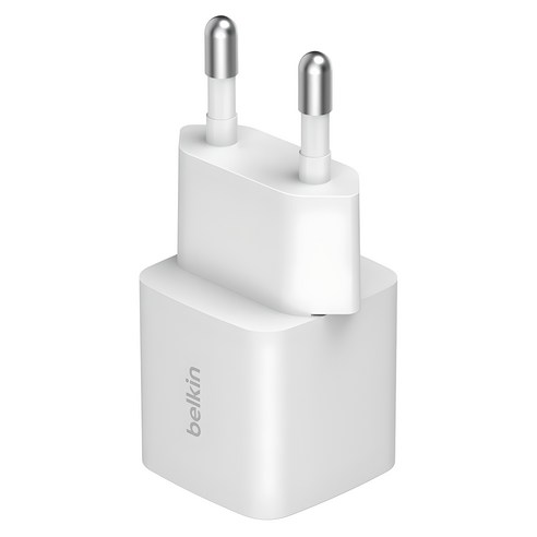 벨킨 USB C타입 PD 3.1 PPS 초소형 고속충전기 25W, 화이트, 1개