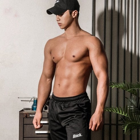 블랙몬스터핏 블랙실버 트레이닝 니트 숏 팬츠