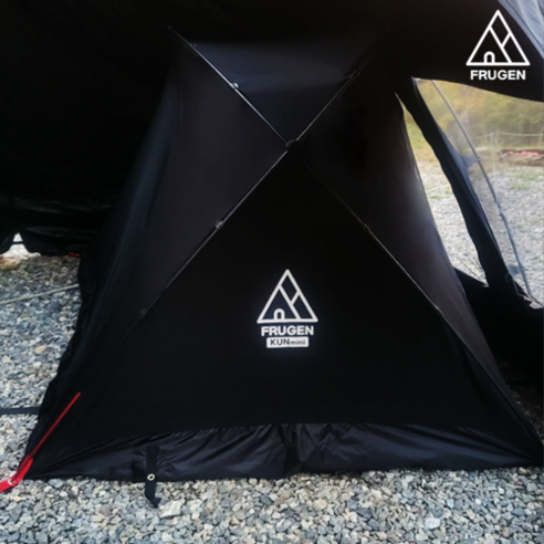 프루젠 쿤미니 면 이너 텐트는 사계절용 2인용 텐트로 가벼운 중량과 멋진 디자인이 특징입니다.
