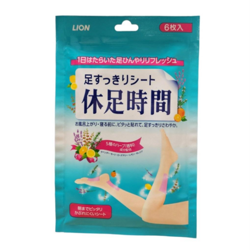 휴족시간 쿨링시트, 6개입, 7개